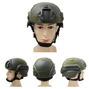taktička kaciga za airsoft — prednja strana