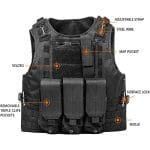 taktički prsluk airsoft — u upotrebi