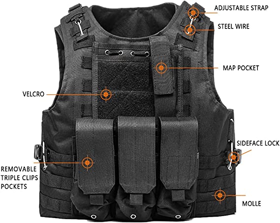 taktički prsluk airsoft taktički prsluk airsoft — prednja strana