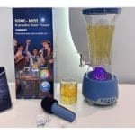 Točilica Bluetooth zvučnik sa LED svetlima, mikrofonom i karaoke funkcijom