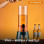 točilica za pivo 3L sa LED svetlom — prednja strana