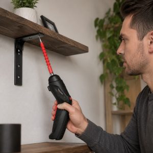 Detalj rotirajuće ručke i LED svetla na Turbofix Pro aku odvijači