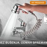 Tuš za umivaonik 2 u 1 sa fleksibilnim crevom i ventilom za prebacivanje