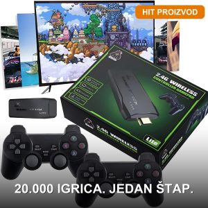 TV Game Stick retro game stick konzola sa 20.000 igrica i 2 bežična džojstika