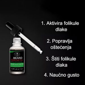 Prirodni sastojci ulja za rast brade — ulje đumbira, ruzmarin i vitamin E