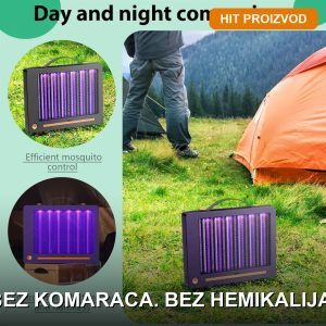 UV lampa protiv komaraca i insekata 3W na USB napajanje — za baštu i kampovanje