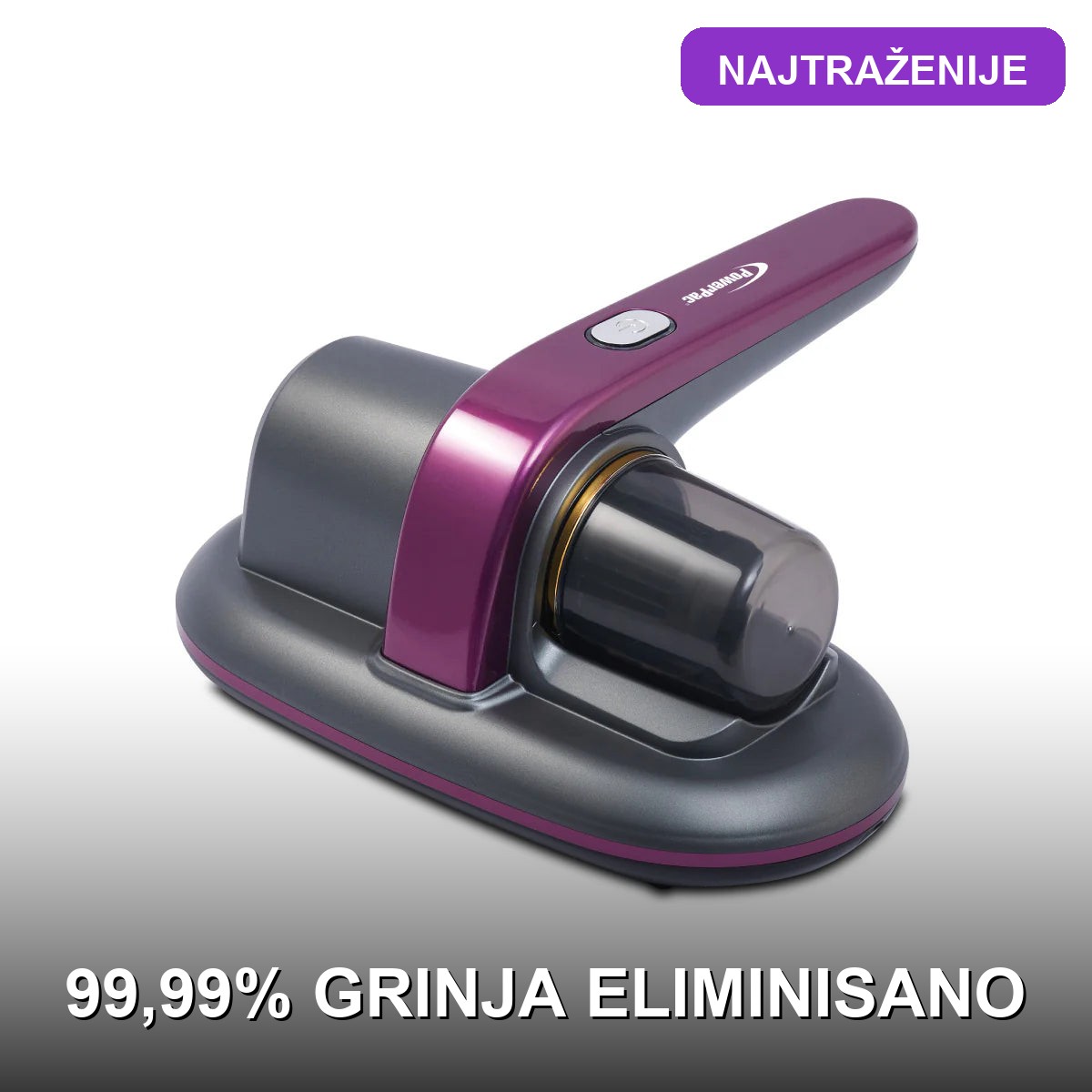 uv-usisivac-za-grinje-glavna-slika UV usisivač za grinje i prašinu sa HEPA filterom i UV svetlom 12000Pa