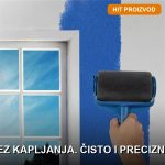 valjak za krečenje bez prskanja — prednja strana