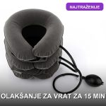 Vazdušni jastuk za istezanje vrata — cervikalna trakcija za ublažavanje bola u vratu