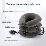Upotreba vazdušnog jastuka za istezanje vrata u kancelariji ili kod kuće