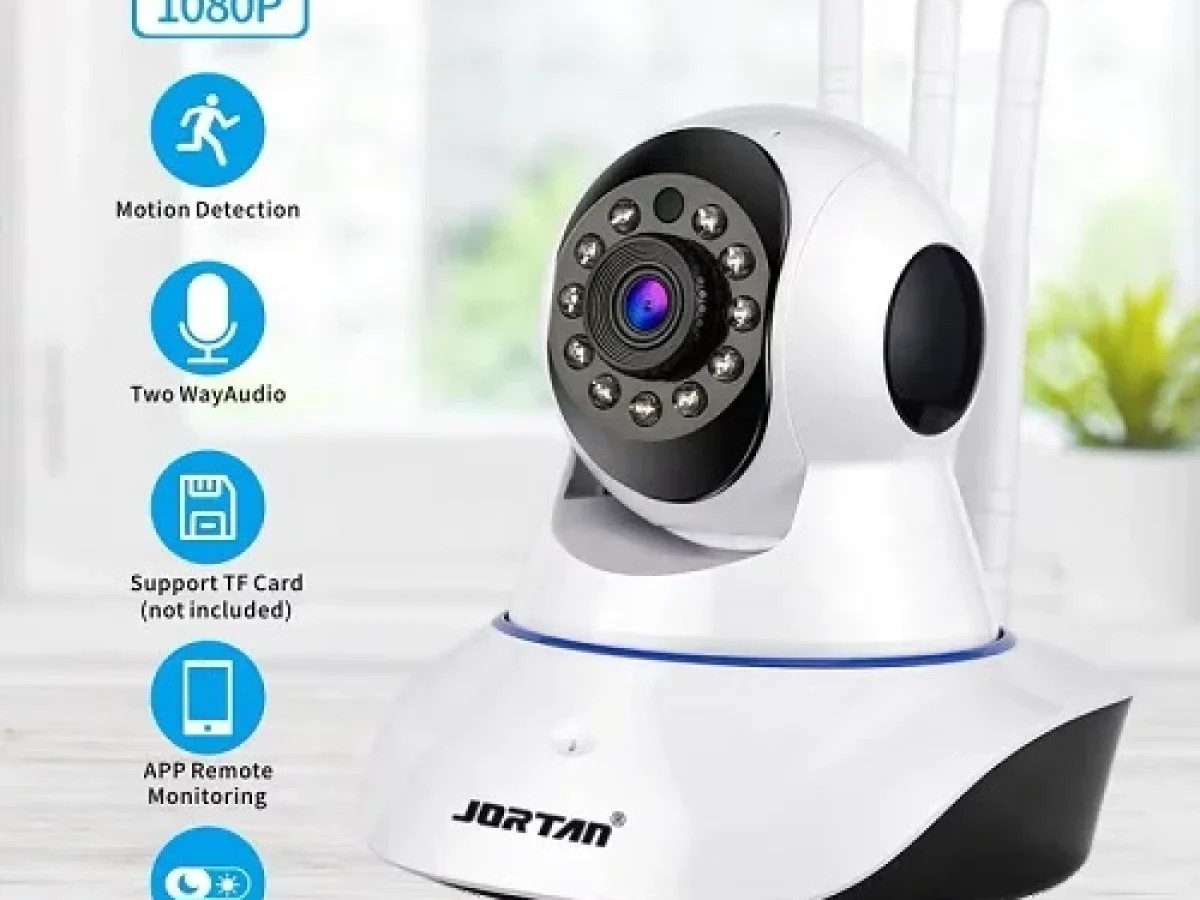Tri Antene za Stabilan WiFi Signal Detalj tri spoljne antene WiFi kamere za jak i stabilan bežični signal