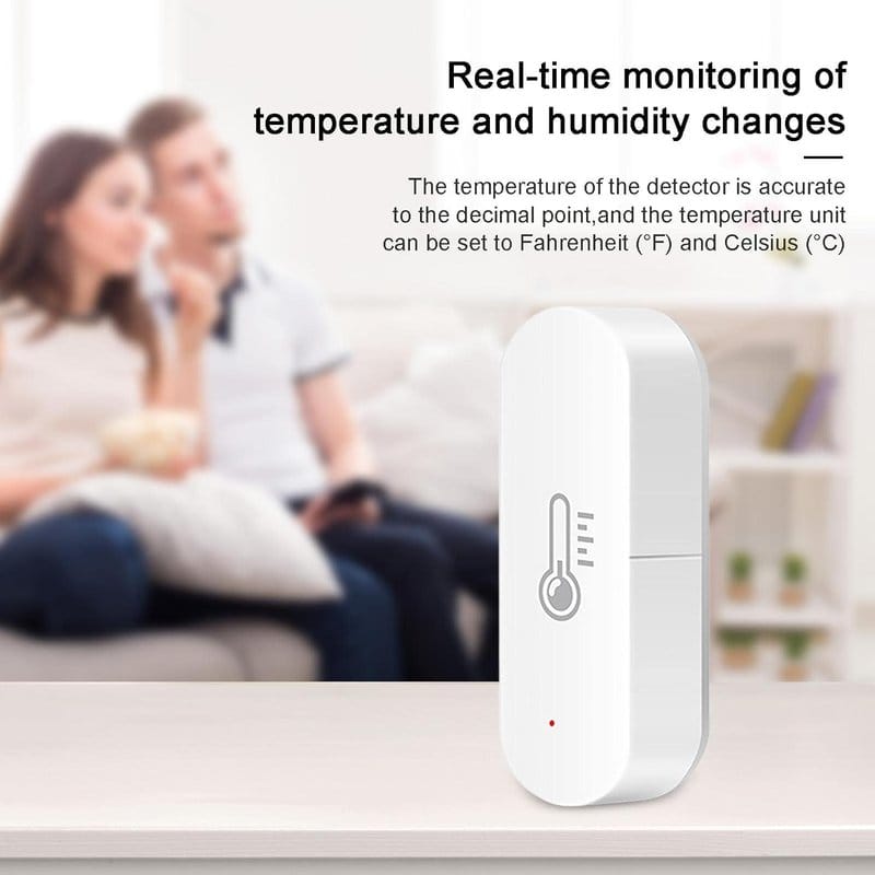 WiFi senzor temperature i vlažnosti WiFi senzor temperature i vlažnosti — u upotrebi
