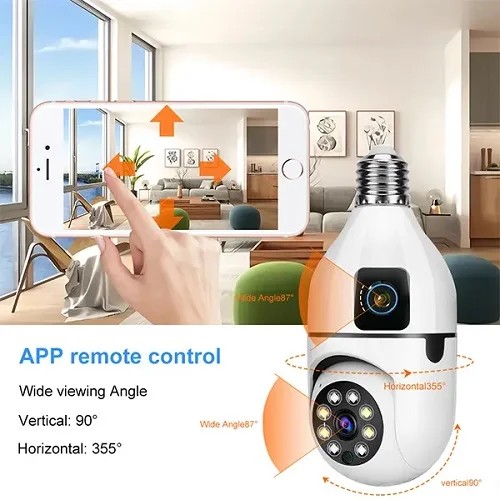 WiFi sijalica kamera sa dva objektiva WiFi sijalica kamera sa dva objektiva — detalji