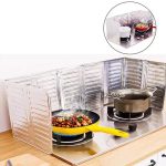 Sklopivi dizajn aluminijumske zaštite od prskanja ulja – kompaktna za odlaganje u fioku