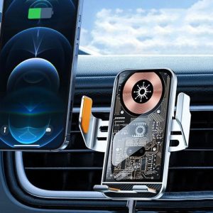 2u1 Pametni Auto držač i Bežični punjač za telefon