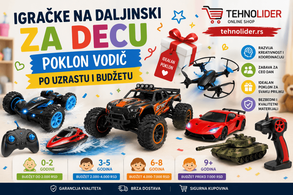 Igračke na daljinski za decu – poklon vodič po uzrastu i budžetu