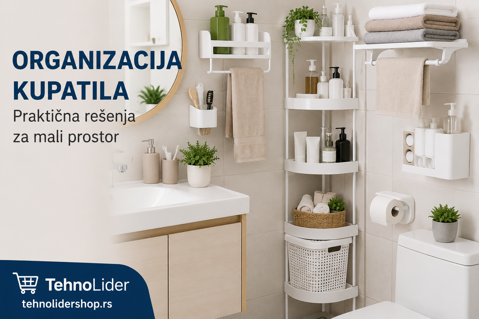 Organizacija kupatila — praktična rešenja za mali prostor | TehnoLider