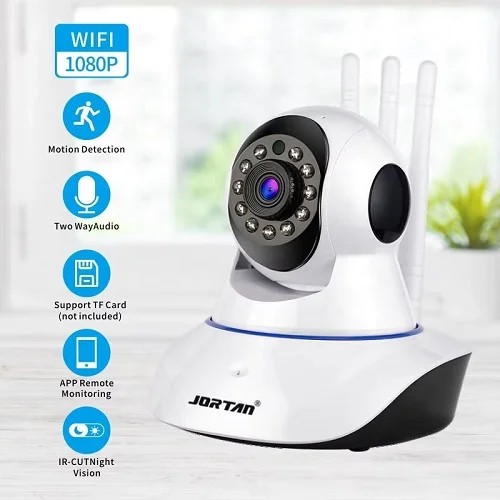 | Najbolja cena | TehnoliderShop WiFi Kamera sa Rotirajućom Glavom i Tri Antene – Full HD 1080p za Unutrašnji Nadzor