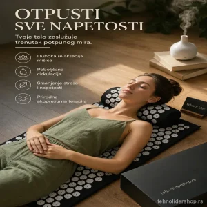 Akupunkturna masažna joga mat Acupressure MAT