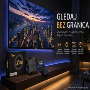 Android TV Box X96Q H313 – 4K Resiver 2GB/16GB, Android 10