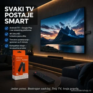 Android TV Stick XS97 S3 – Pretvori Svaki TV u Smart TV