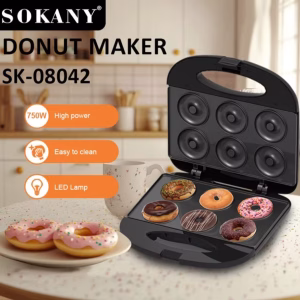 Aparat za krofne Sokany korišćen sa gotovim krofnama i jabokom