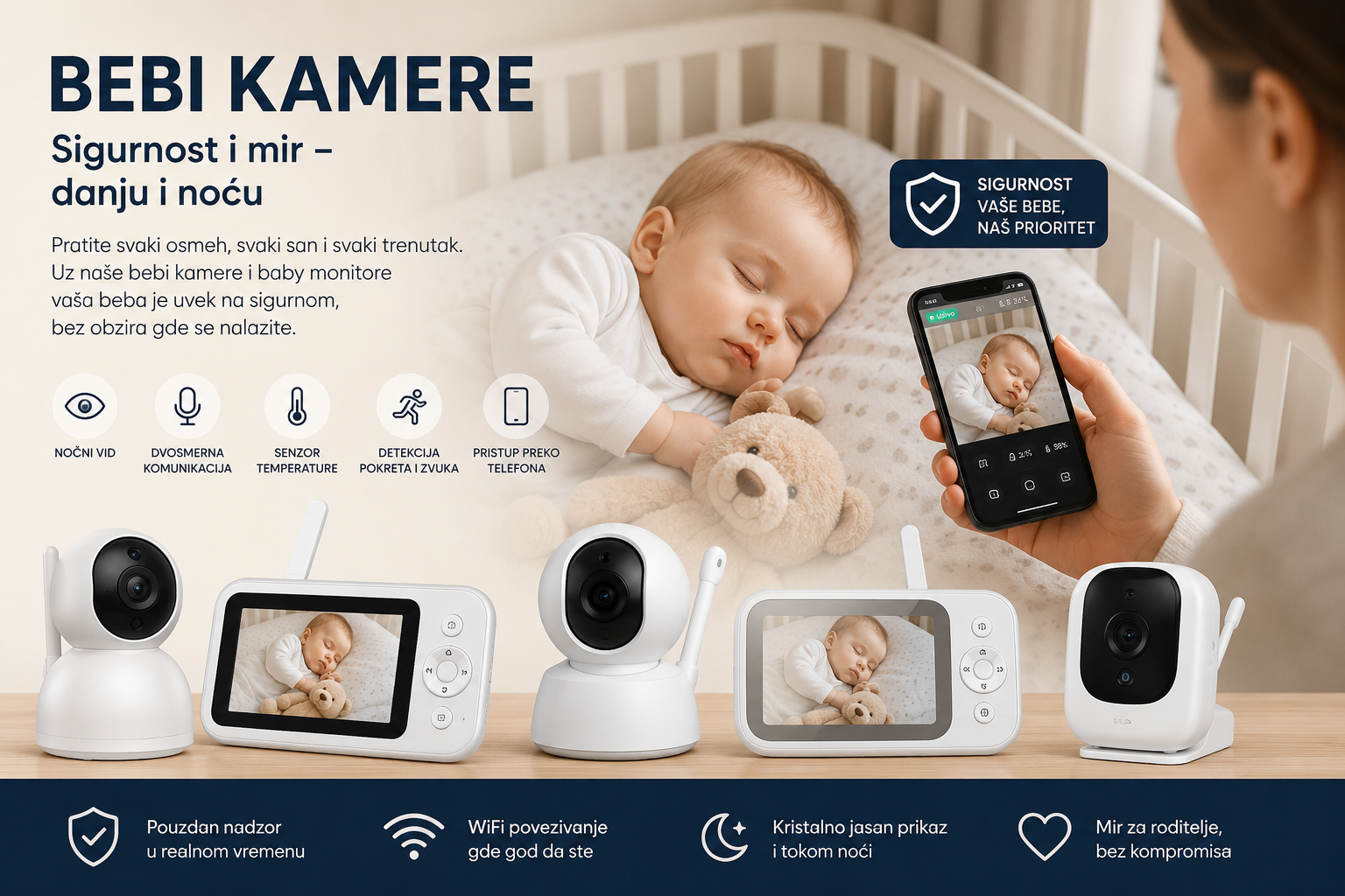 | Najbolja cena | TehnoliderShop baby kamera