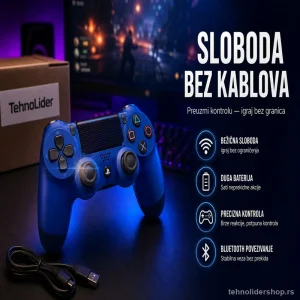 Bežični Džojstik za PS4 – DoubleShock 4 Gamepad Plavi
