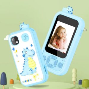 Dečiji DINO telefon u plavoj boji – igra, učenje i kreativnost