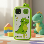 Dečiji DINO telefon u zelenoj boji – zabava, učenje i kreativni svet za mališane