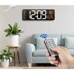 Detaljni prikaz LED displeja sa brojevima, temperature i datum funkcija