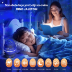 dino jaje projektor - u upotrebi
