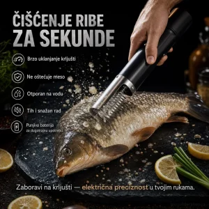 Elektricni aparat za ciscenje ribe