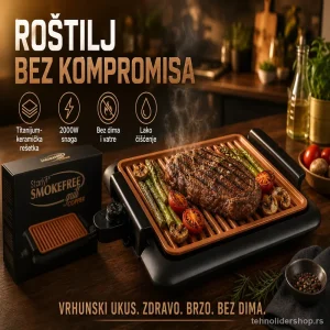 Električni roštilj Fast titanijum