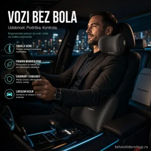 Ergonomski Auto Set za Leđa i Vrat