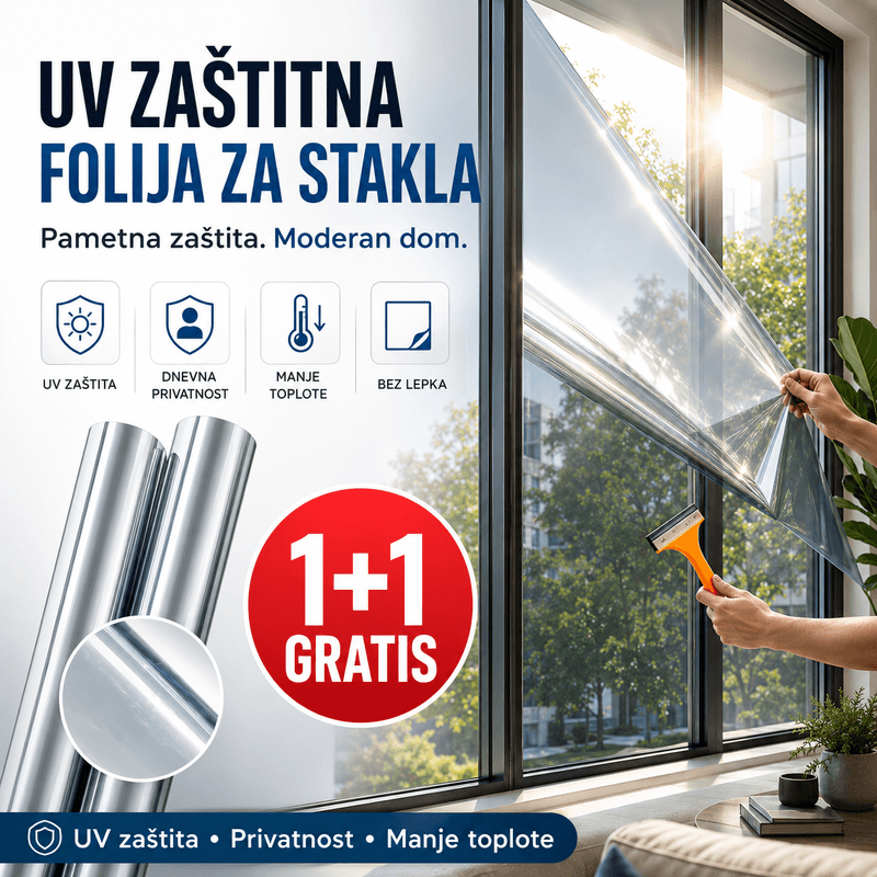 folije prozora uv zastita Folije za prozore sa UV zaštitom kompletan set sa gratis ponudom