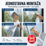 Folije prozora dimenzije i količina materijala dostupni u pakovanju