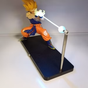 Goku LED figura lampa osvetljena u tami sa živim boja efektima