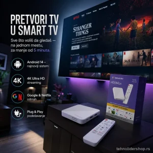 H96 MAX Android TV Box 14.0 – Pretvori Bilo Koji TV u Smart TV