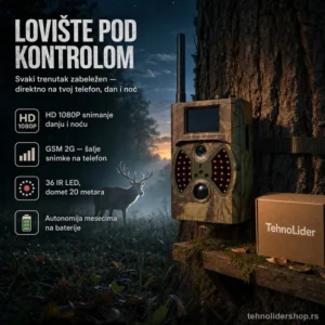 Kamera za Lov HC-300M — GSM 2G MMS, HD 1080P, 12MP, IR do 20m
