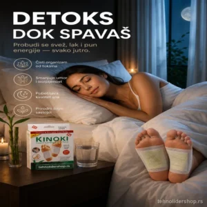 Kinoki Flasteri za Detoks Organizma – 30 Noći Prirodnog Čišćenja