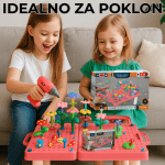Edukativni set bašta mašte sa merama veličine pakovanja
