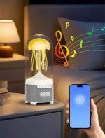 LED Lampa Meduza sa Bluetooth Zvučnikom i satom