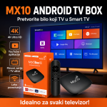 MX10 Android Smart TV tranformator