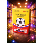 MX10 Android TV Box kompletna jedinica sa svim priključcima vidljiva