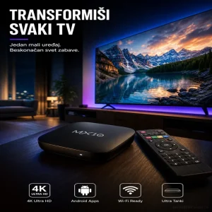 Novi model MX10 Android TV Box – smart tv tranformator