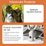 Prikaz veličine grejača flašica sa flašicom za poređenje