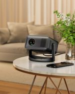 Pametni Pan-Tilt Projektor sa Android Sistemom – Full HD, HDR, USB, Gaming