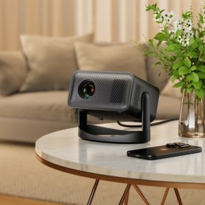 Pametni Pan-Tilt Projektor sa Android Sistemom – Full HD, HDR, USB, Gaming
