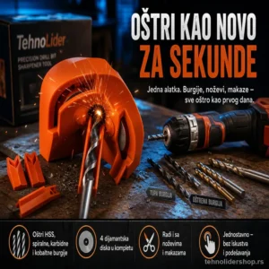 Precizni Oštrač Burgija – Univerzalni Alat za Obnovu Sečiva